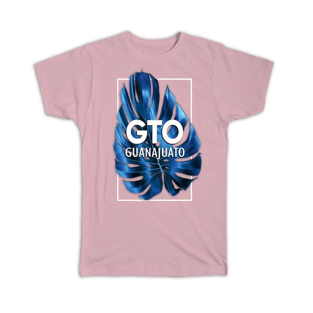 

Gift T-Shirt : GTO Guanajuato Mexico Blue Leaf Mexican Expat Country 2XL