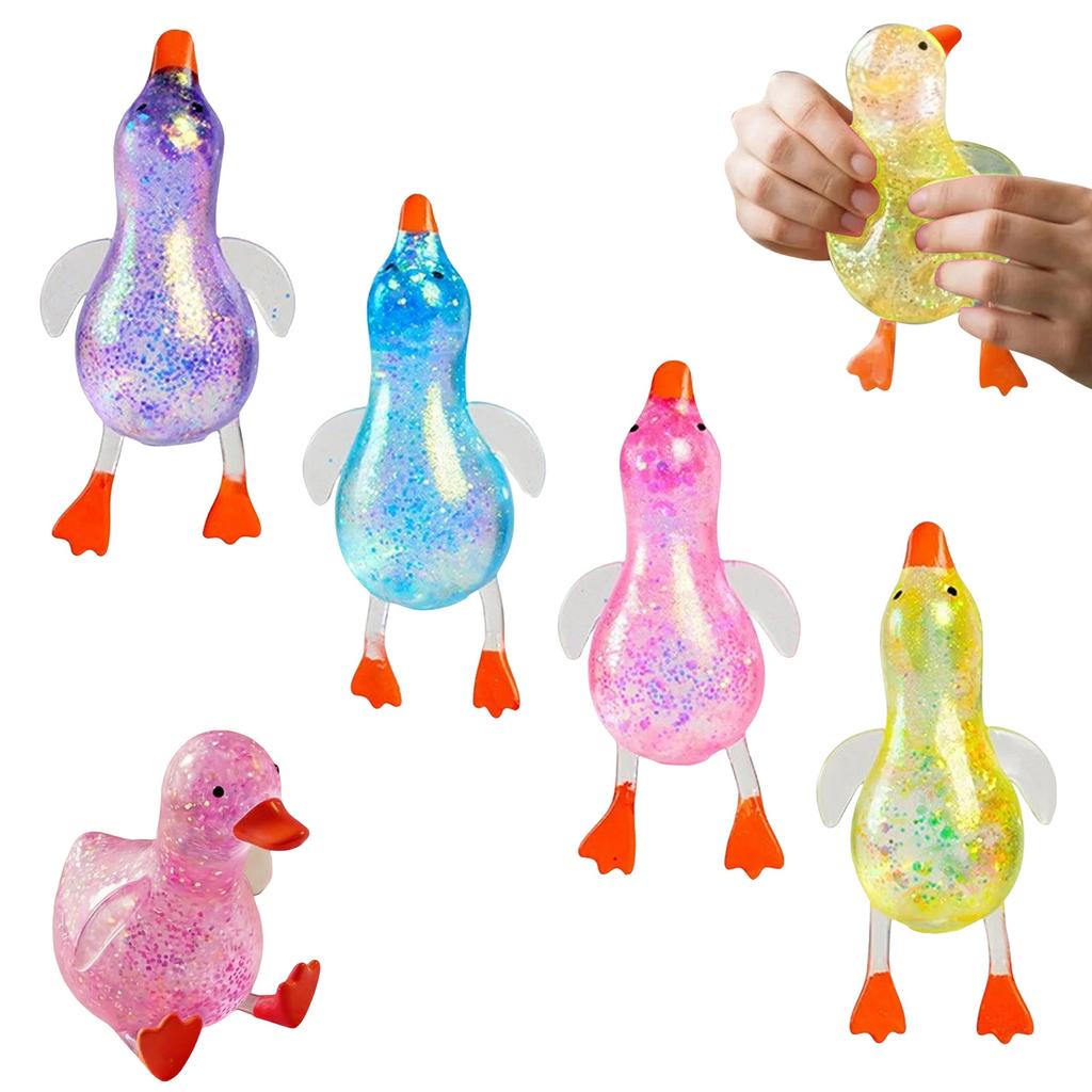 False Denture Glitter Ducks Stretchy Ducks Toys Toys Stress Stress Sensory Toys Party Stuffers Christmas Birthday Gifts