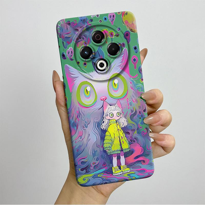 For Tecno Spark 30 4G KL6 Phone Case Cover Silicone Sweet Painted Shell Cartoon Funda Lovely Printed Protective Casing Coque