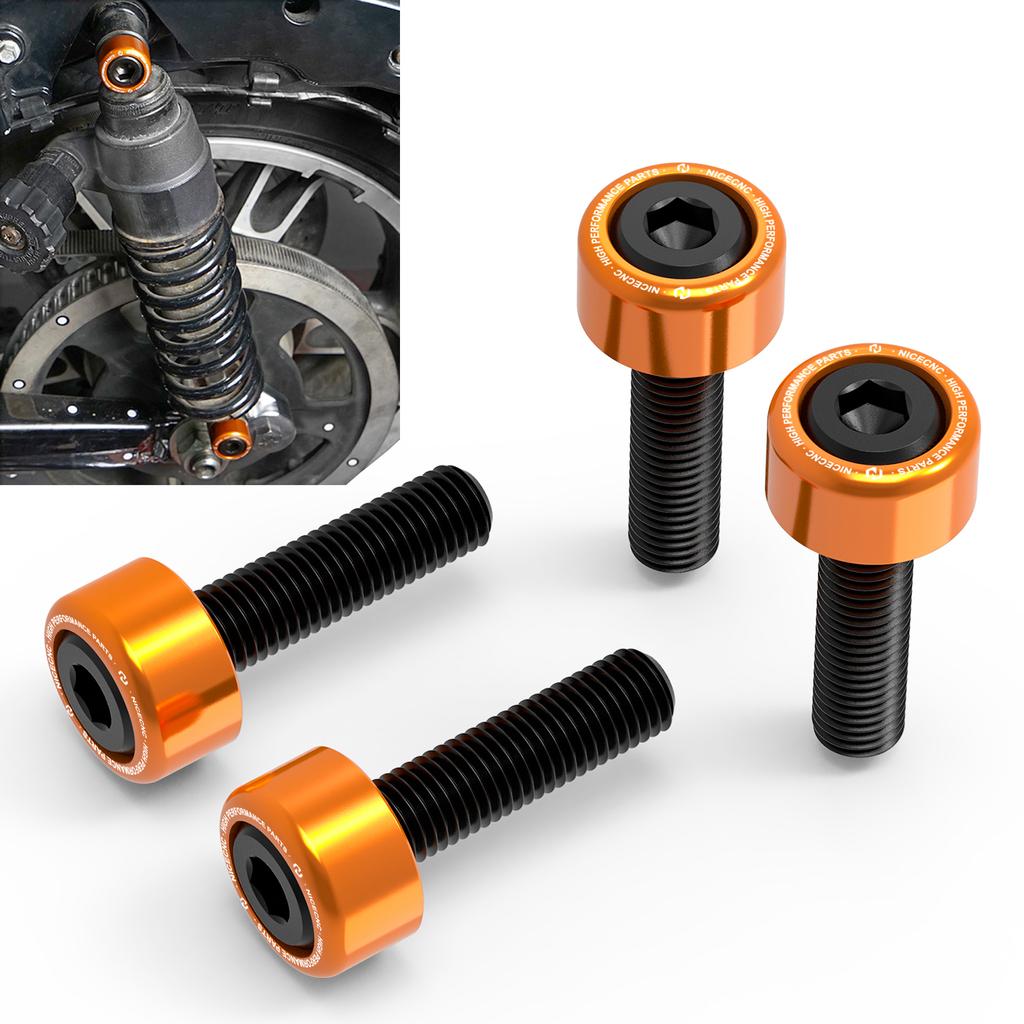 Carbon Steel Motorcycle Rear Shock Absorber Bolts for Harley Street Glide FLHX 2006-2017 2018 2019 2020 2021 2022 2023 2024
