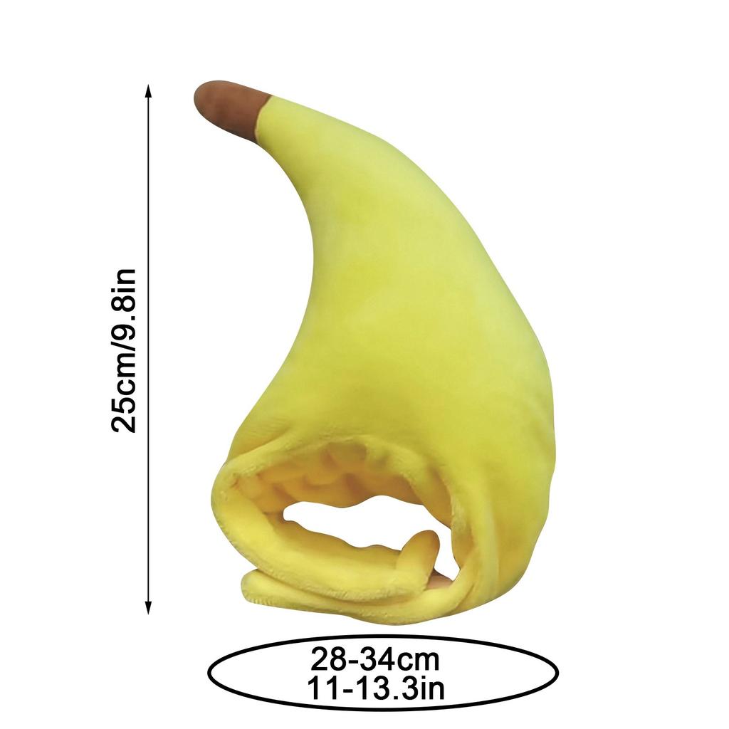 Creative Funny Pet Dog Cat Cap Costume Banana Hat For Dogs Party Cosplay Accessories Photo Props Headwear Holiday Costumes