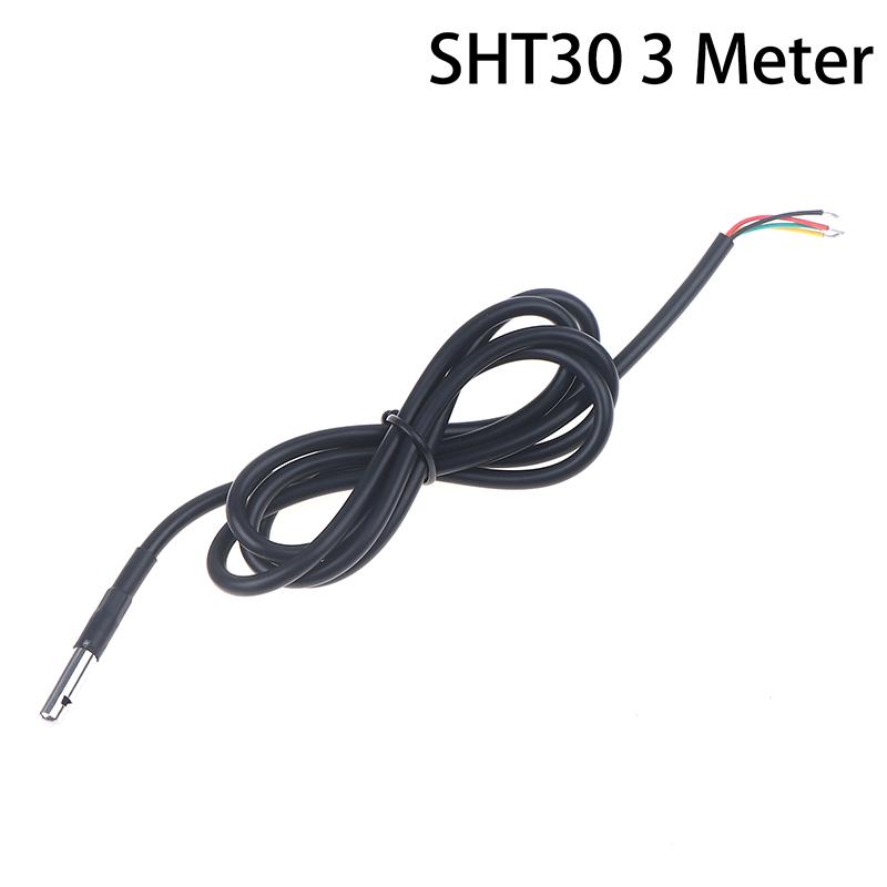 1Pcs Waterproof Stainless Steel IIC Module Digital I2C Probe 1/2/3 Meters SHT20 SHT30 SHT40 Temperature And Humidity Sensor