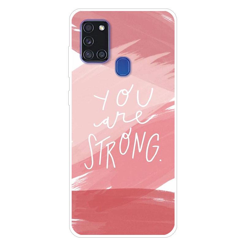Buy Samsung A21S Silicone TPU Back Cover Soft Phone Case For Samsung