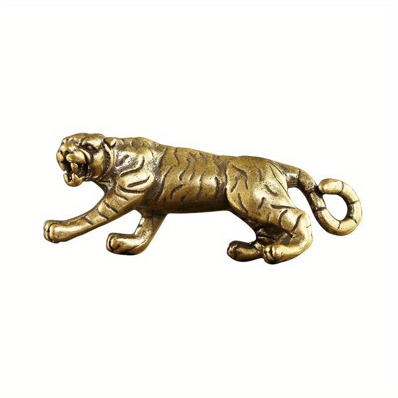 

1 шт. антикварные медные статуэтки, аксессуары для домашнего декора, винтажные латунные украшения в виде животных и гор, украшения для стола