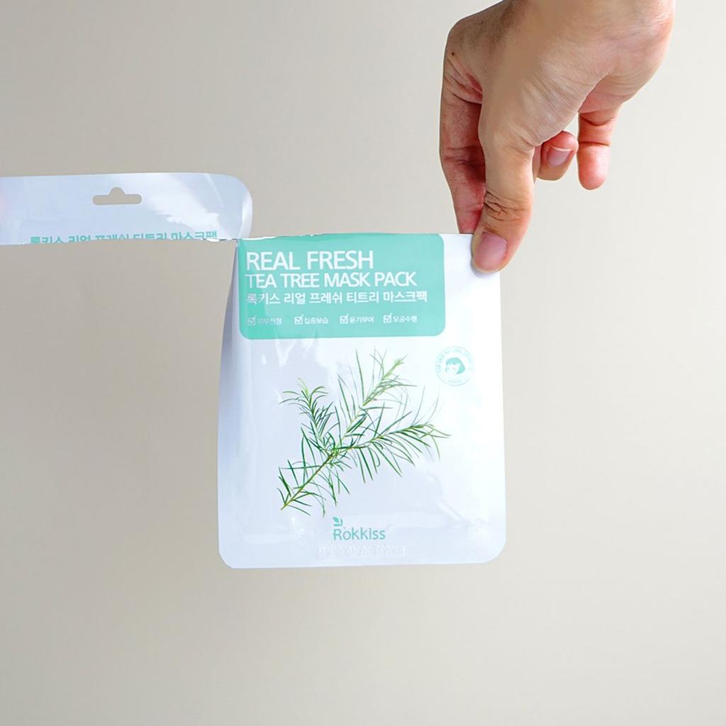 Real Fresh Tea Tree Mask Pack (50 Packs) 1 Pack