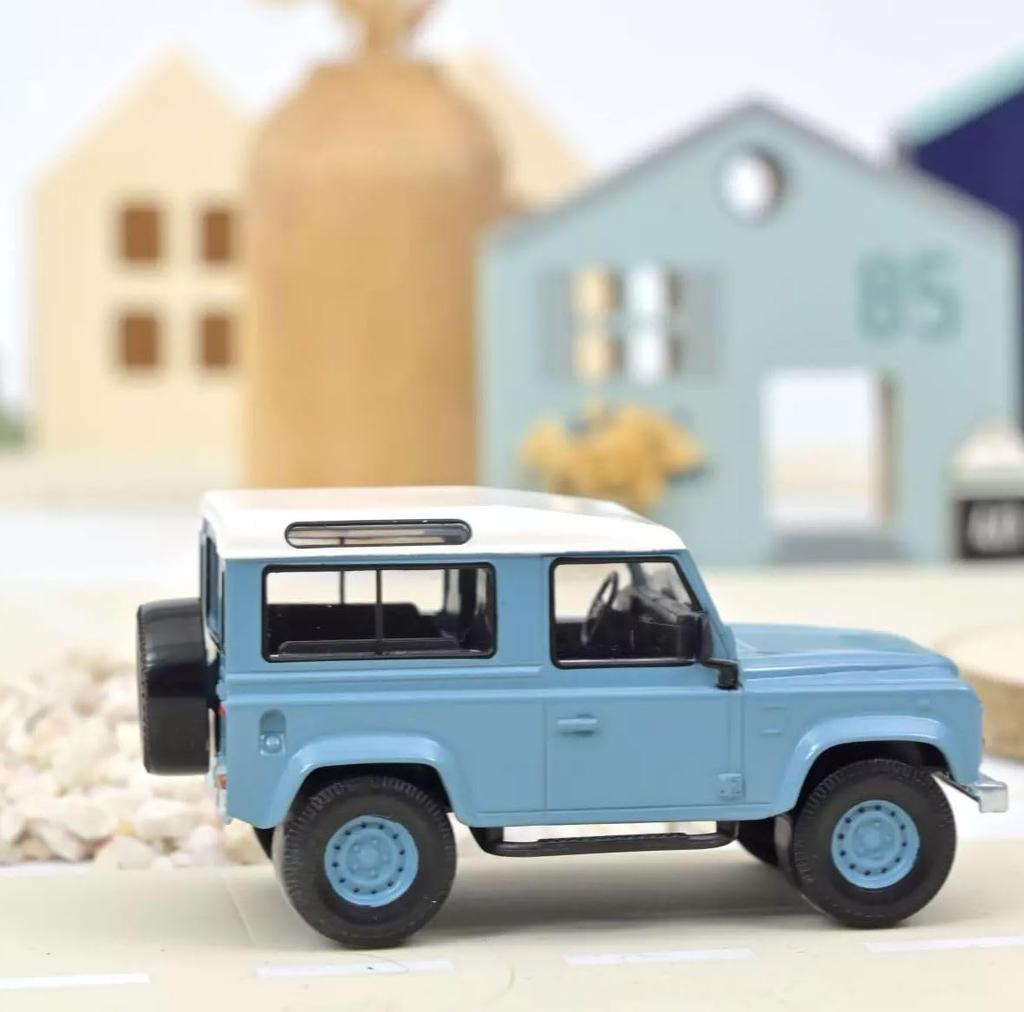 Norev Scale Land Rover Defender Jet Car Blue 1/43 (1995)