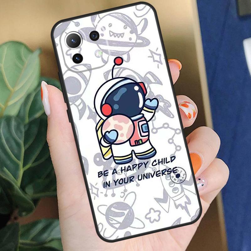 

Чехол-космонавт для космического корабля для Xiaomi 15 14 Ultra 13T 14T 15T Pro 17 Pro Max POCO F8 F7 F5 F6 X5 X6 X7 Pro Чехол POCO X7 Pro