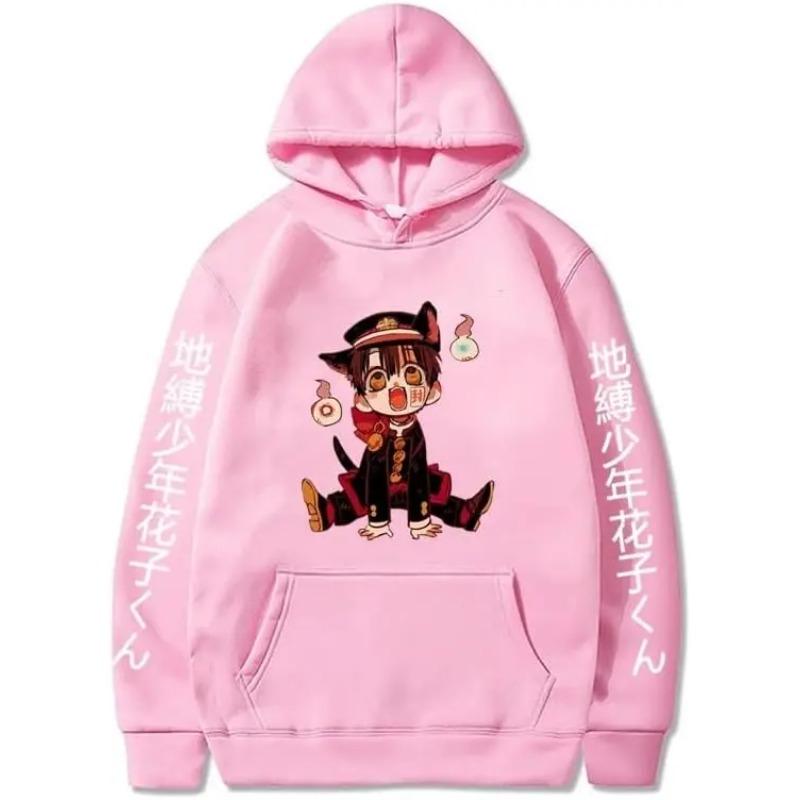 Anime Toilet Bound Hanako Kun Hoodies Unisex Harajuku Cartoon Long Sleeve Streetwear Casual Sweatshirts Pocket Tops