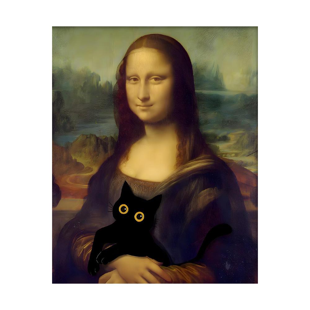 Van Gogh Black Cat Sunflowers Funny Art Matisse Monet Canvas Painting Posters And Prints Wall Pictures For Living Room Decor