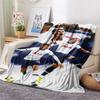 The Spurs Team Print FlAannel Blanket, High Quality Comfortable for All Seasons, Home Decor, Warmth and Comfort