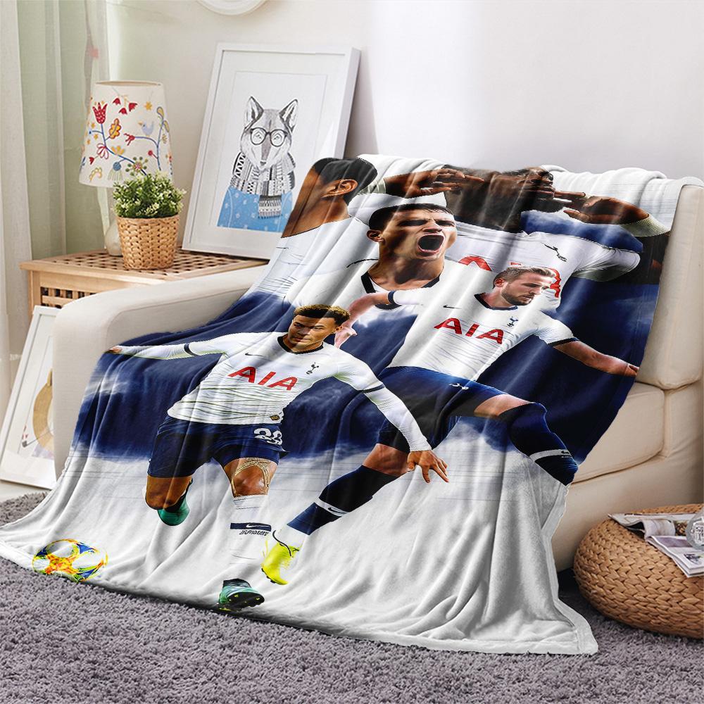 The Spurs Team Print FlAannel Blanket, High Quality Comfortable for All Seasons, Home Decor, Warmth and Comfort