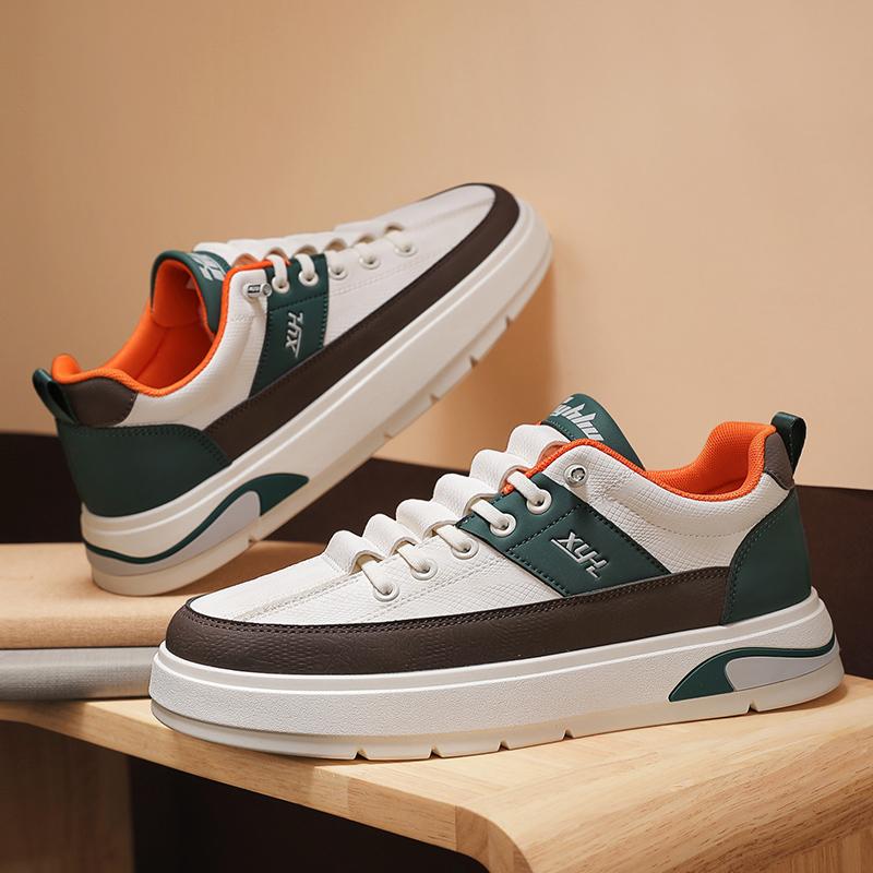 Herrenmode Casual Low Top Skateboardschuhe Jungen Bequeme Sneakers Männliche Studenten Trendy Weiche Sohle Klassisch Atmungsaktiv Fitnessstudio Rutschfest