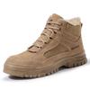 Breathable Men’s Fireproof, Anti-Smash, Anti-Puncture Safety Shoes - Comfortable, Wear-Resistant, Non-Slip Work Shoes for Welders