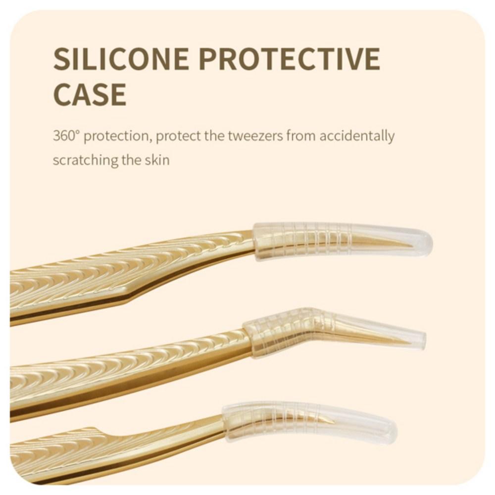 ANNAFRIS-3D Volumen Augenbrauen Pinzette Edelstahl Anti-statische Professionelle Pinzette Augenbrauen Verlängerung