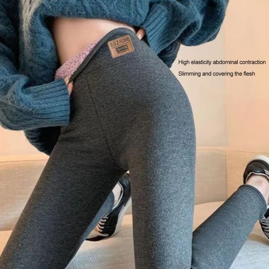 

Зимние женские брюки, толстые флисовые, эластичные, узкие, с высокой талией, мягкие, с контролем живота, однотонные, ветрозащитные, теплые, женские леггинсы, длинные брюки