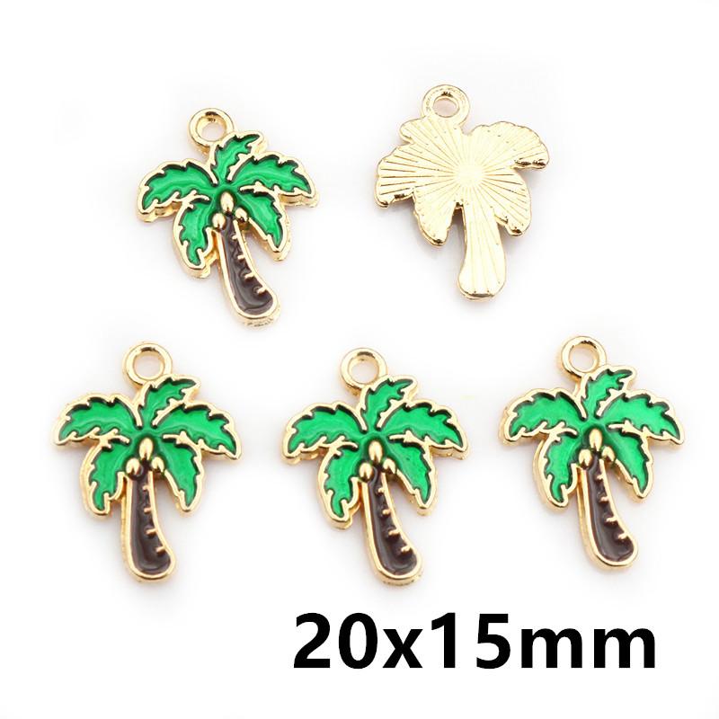 10pcs Enamel Cactus Charms Pendant for Jewelry Making Supplies Alloy Metal Drop Oil DIY Jewelry Making Findings Accessories