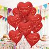 18 inch "love you" love balloon, Valentine's Day wedding anniversary decoration, birthday theme party atmosphere decoration