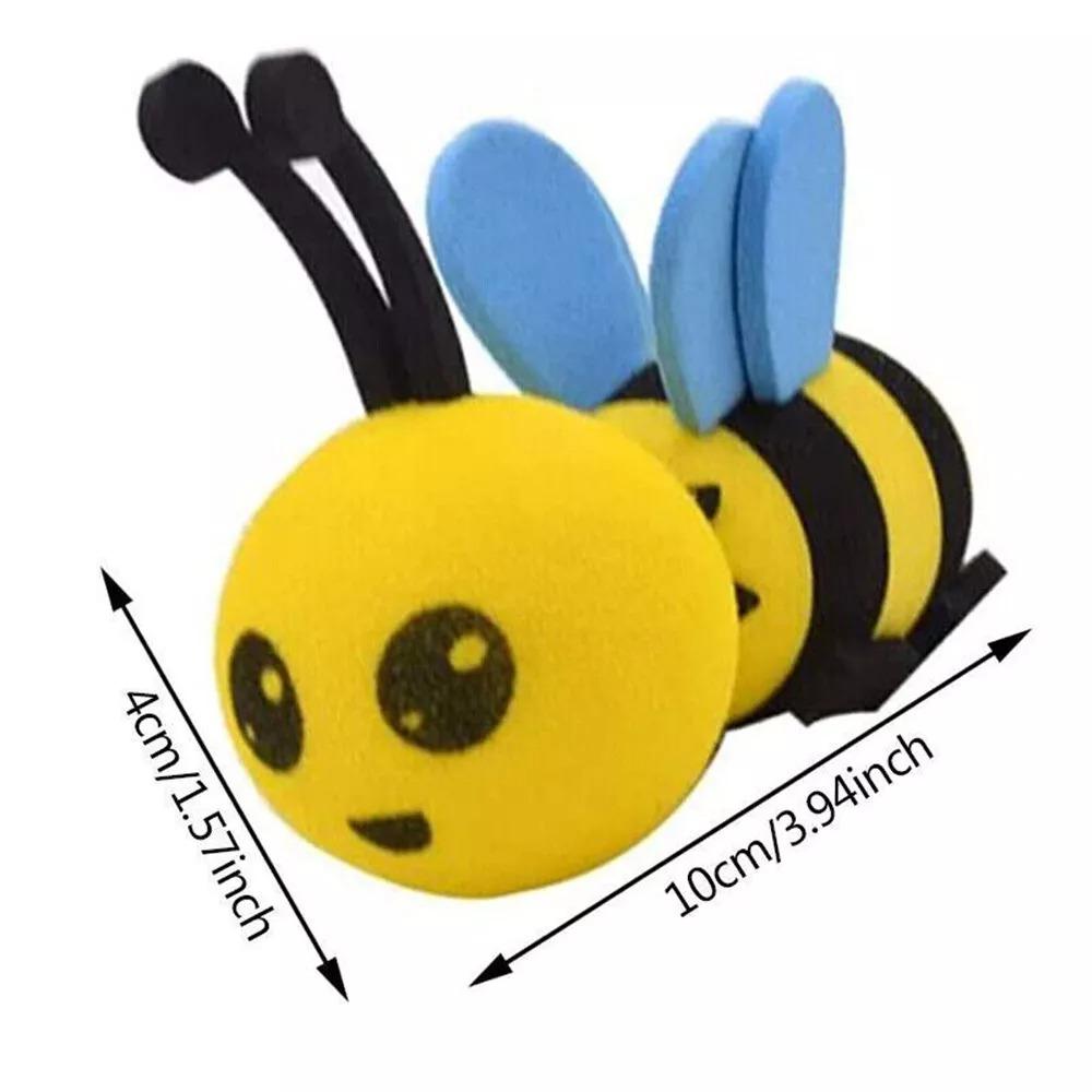 Happy Face Honey Bee Car Antenna Toppers Cartoon Car Antenna Decorations Car Bat Antenna Toppers