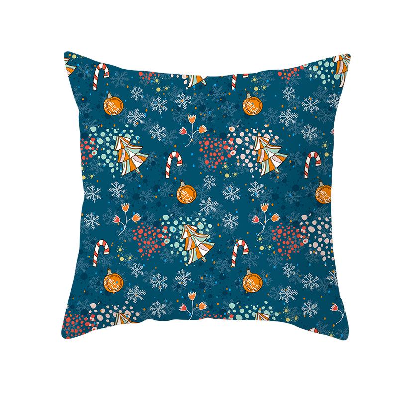 Cartoon Printed Christmas Pillow Cases New Sofa Pillow Cases Home Home Decoration