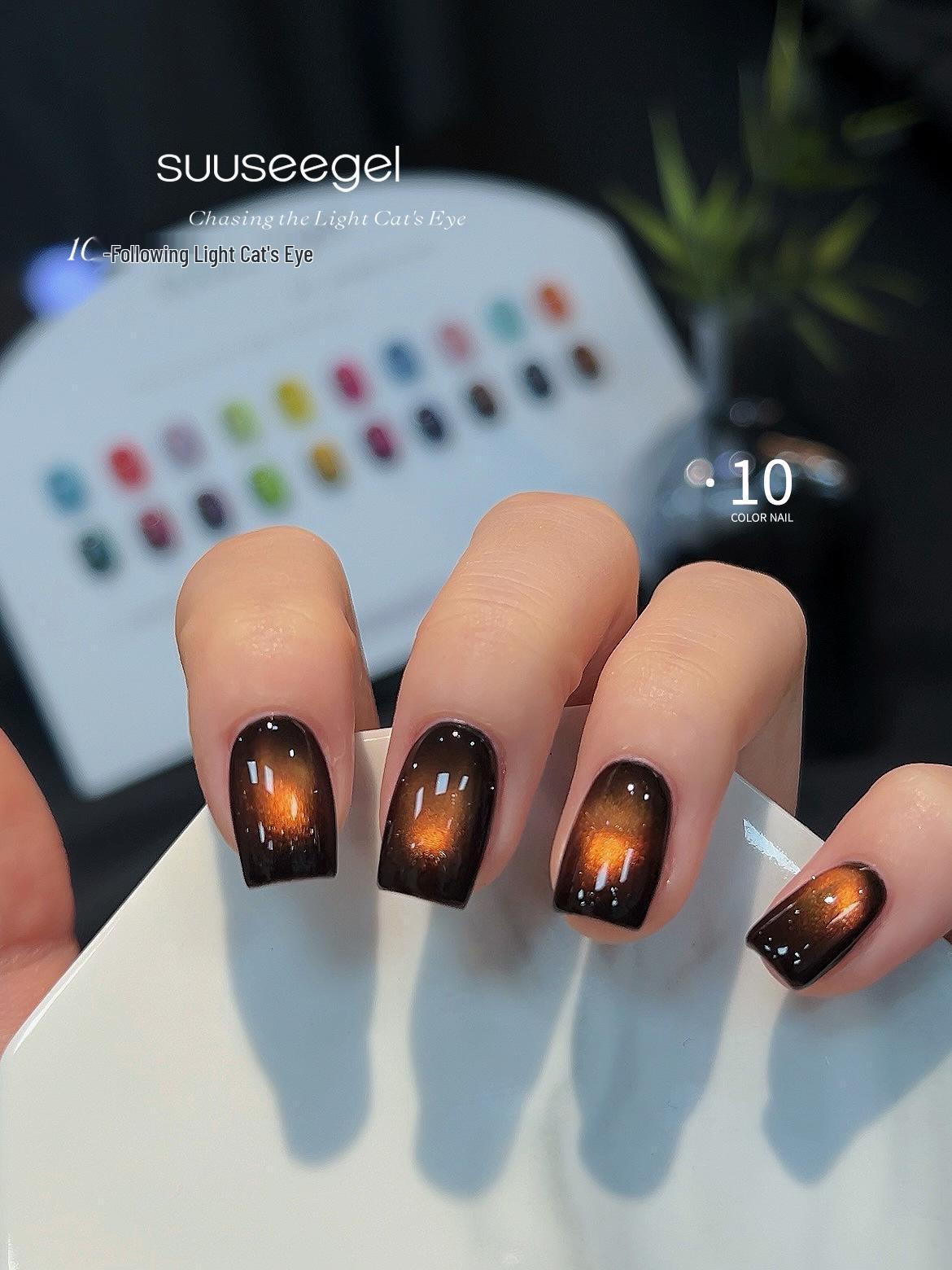 

Красная Шапочка: Хит продаж Гель-лак для ногтей «Кошачий глаз» с эффектом «бегущего света», 10 цветов с эффектом «Аврора» и мелким глиттером