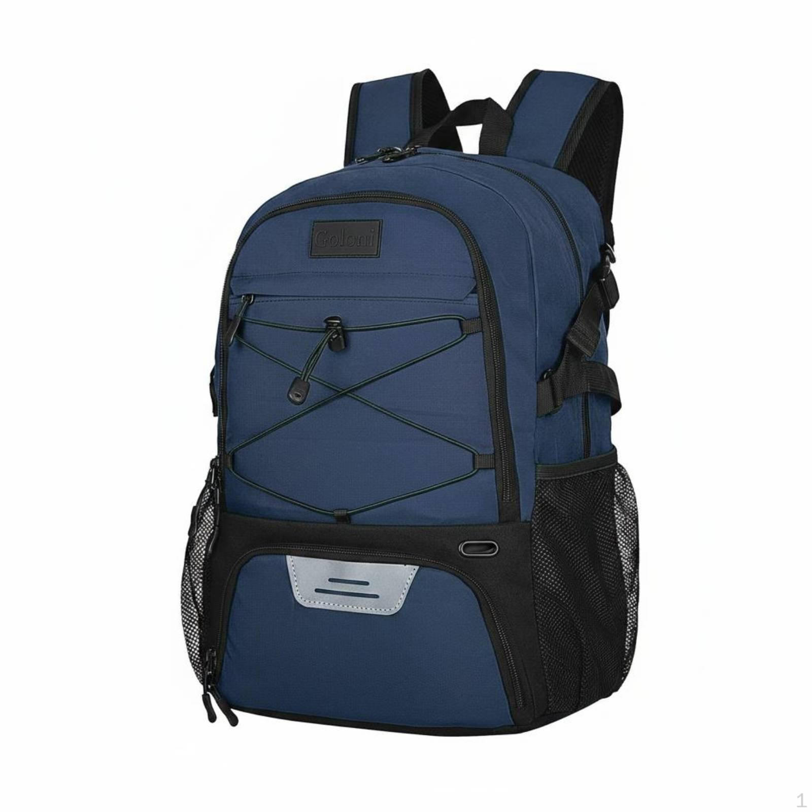 Football Training Bag Multiple Compartments Sports Backpack with Shoe Storage Large Capacity