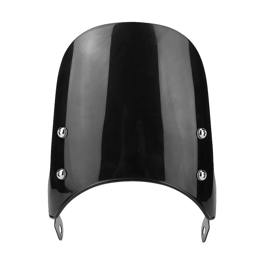 Прозрачное ветровое стекло мотоцикла, ветровое стекло, подходит для Bonneville T100 2003 2017, черное