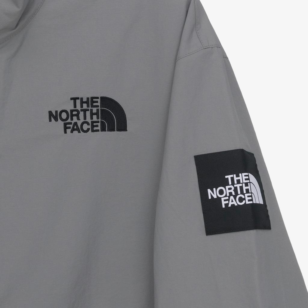 The North Face Letter Logo Stand Collar Zip Long Sleeve Jacket Unisex jackets Gray NJ3BQ54L
