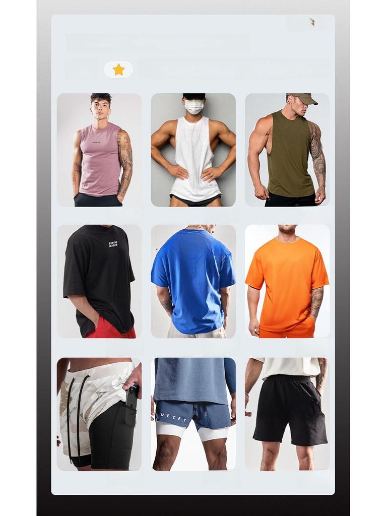 Europäische & Amerikanische Herren Doppellagige Muskel-Fitness-Shorts - Sommer Casual Sport Fünf-Punkt-Hose