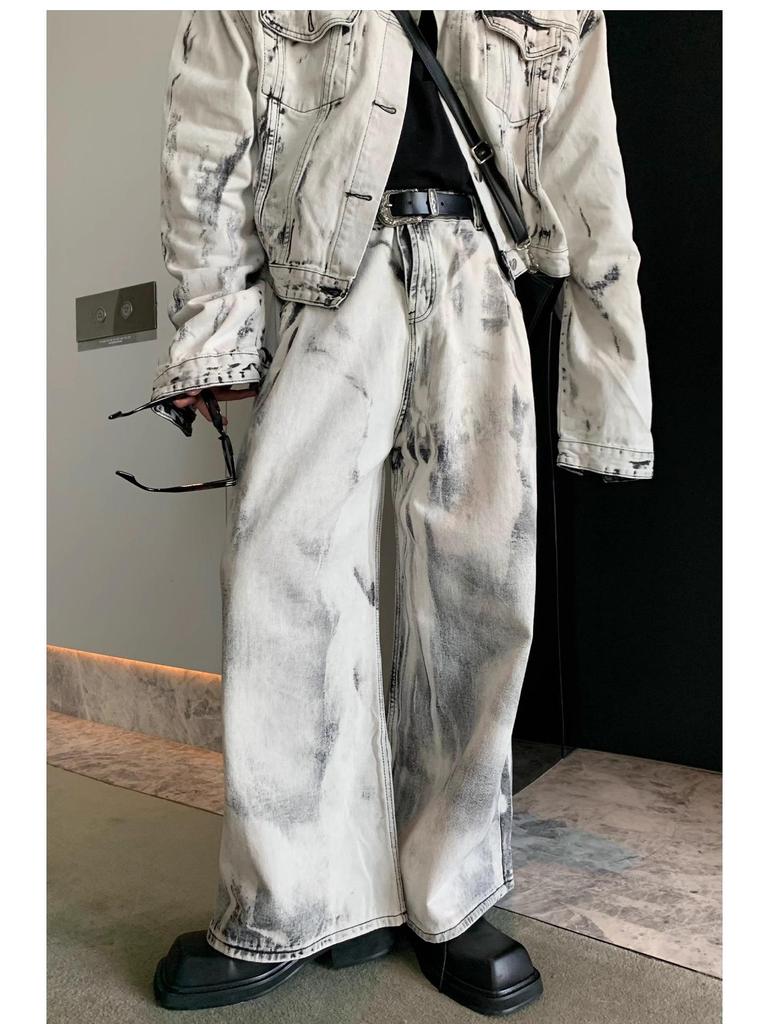 High Street Oversized Slim Fit Jeans: Autumn/Winter Hip Hop Style