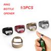 1/3PCS Silver Bar Supplies Stainless Steel Gadgets Beer Bottles Opener Kitchen Tool Finger Ring Openers
