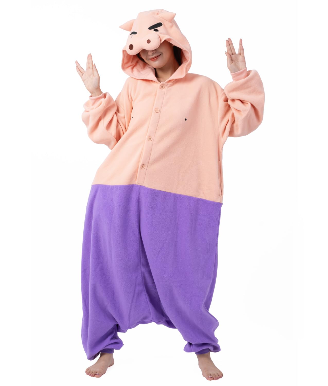 

Crayon Shin-chan character fleece costume: Buriburizaemon