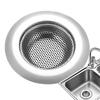 Kitchen Sink Filter Stainless Steel Mesh Sink Strainer Filter Sewer Mesh Strainers Bathroom Sink Strainer Drain Hole Filter Trap