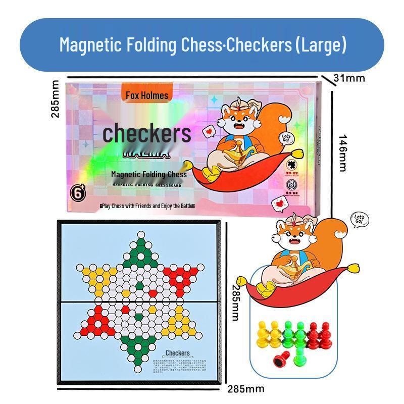 JINGRUIXIANG Magnetic Multi-Game Chess Set