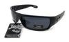 Locs Mad Dog Hardcore Gangster Cholo Narrow Rectangular Black Sunglasses, Color