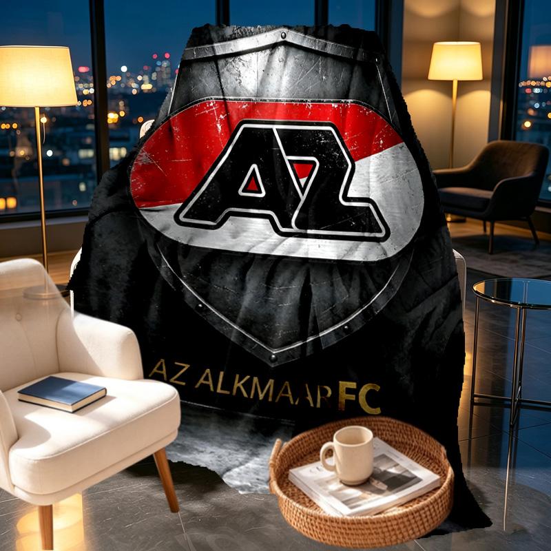 AZ Alkmaar Print Blanket - Soft & Comfortable, for Bedroom, Travel, Sofa, Home Decoration - Birthday Christmas Gift for Friend