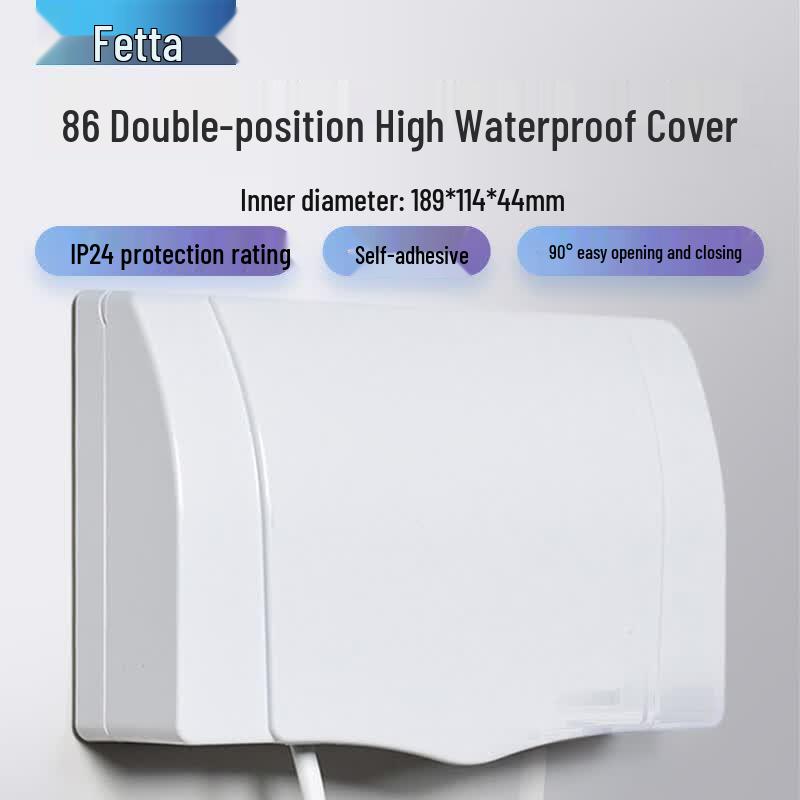 Fetta 86-Type Waterproof Switch Socket Cover