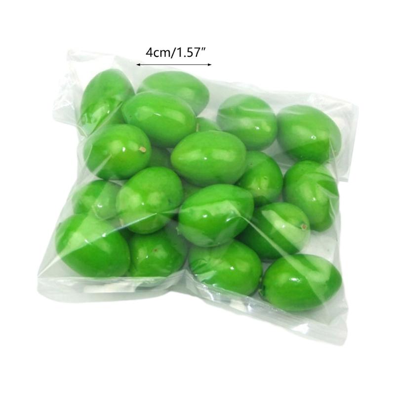20pcs Artificial Foam Fruit Simulation Lemon Strawberry Wedding Decoration Kitchen Food Photography Props Kindergarten