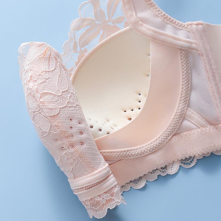 Underwear Women's Summer Thin Collection Breathable Adjustable Bra Without Steel Rings