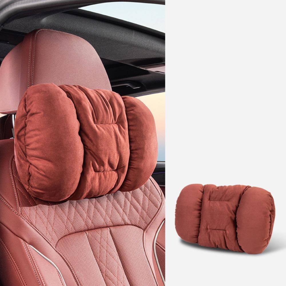 Universal Winter Plush Car Headrest Comfort Lumbar Pillow Support Car Seat Neck Rest Pillow  Rest