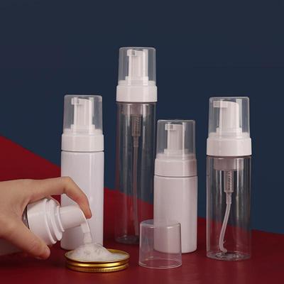 Bouteille Distributeur Pompe Mousse Lotion 100/120/150/200/250ml Vide Rechargeable Pour Savon à Main Shampooing Nettoyant Récipient Portable Voyage