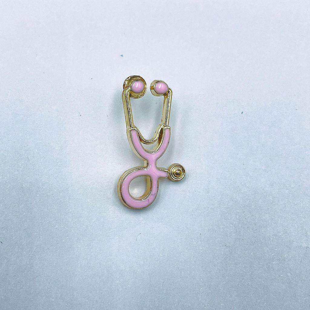Broche de Estetoscopio de Doctor de Dibujos Animados - Joyería Creativa Europea y Americana