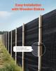 Silt Fence Fabric Roll, 0.91 x 152.4 m Erosion Control Fencing, Industrial Grade Tough Polypropylene Fabrics for Sediment Retention, Temporary Fabric