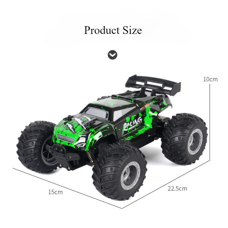 Remote Control Car, All-Terrain Remote Control Car for Boys, Rc Truck with LED, 2.4GHZ, Speed Friendly, Sturdy, Rc Cars for Christmas, Kids, Beginner