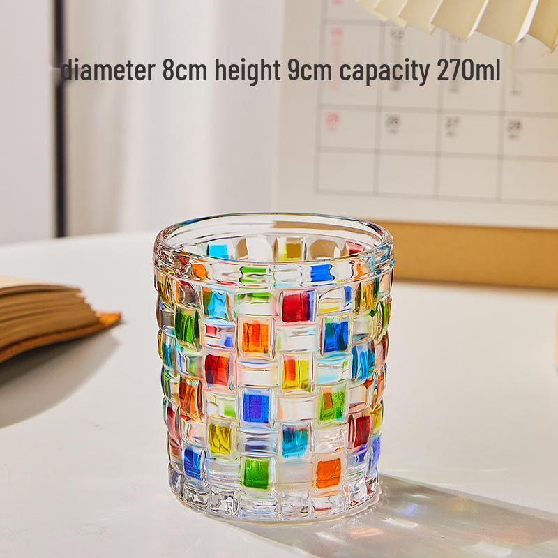 

Склянка плетена з розписом Mesomia Premium 201-300ml