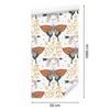 Rainbows and Butterflies Boho Wallpaper White, Cream and Orange 50x1000