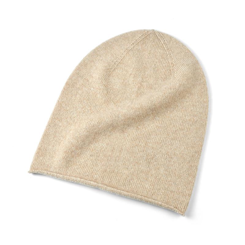 

Твердые шапки из чистого кашемира для мужчин и женщин, теплая шерстяная шапка, осенне-зимняя шапка для взрослых, шапки-бини, вязаные, роскошный подарок