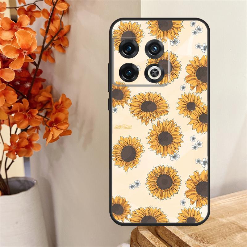 Sunflower Funda For OnePlus 13 13R 12 12R 11 10 Pro 8T 10T OnePlus Nord 4 CE 2 3 Lite N30 N20 N10 Case