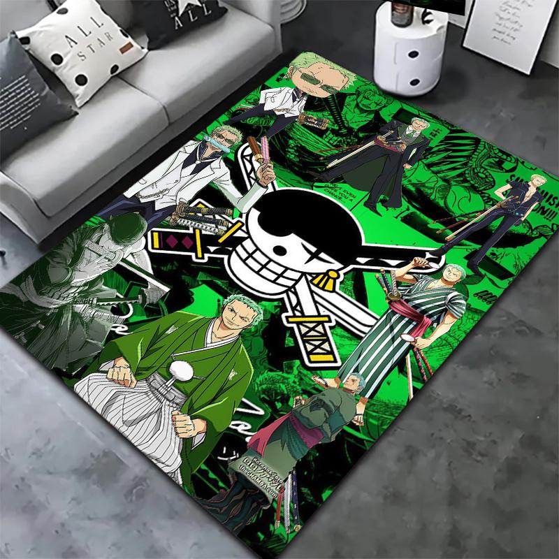 Roronoa Zoro Carpet Rug For Living Room Bedroom Home Sofa Decoration,kids Play Nonslip Floor Mat