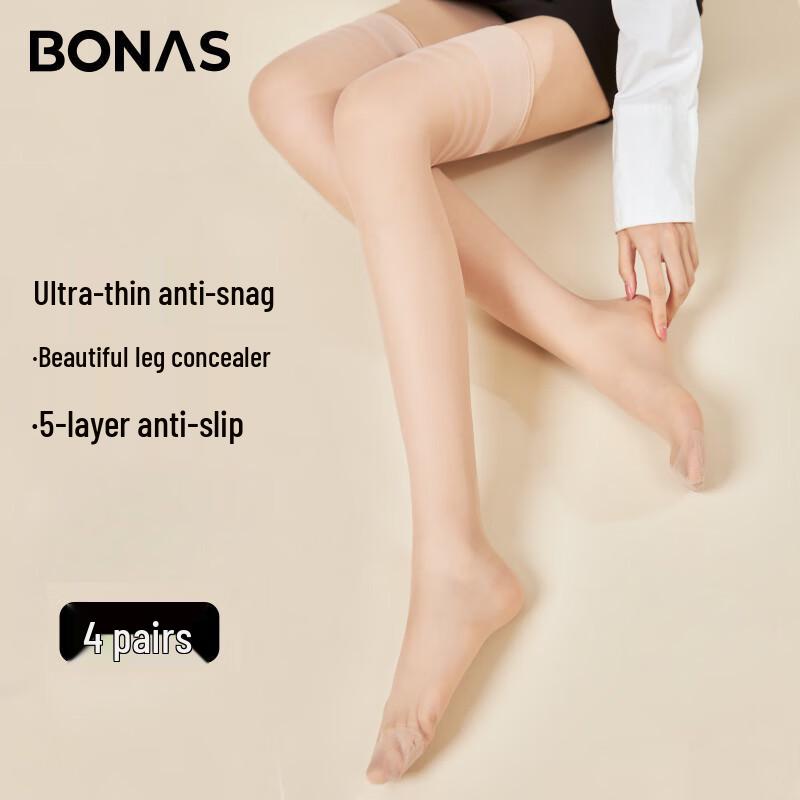 

Bonas Женские 15D Прозрачные Чулки Выше Колена