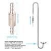 2PCS 360 Degree Rotatable Check Valves Set Low Noise For CO2 Systems Carbon Dioxide Diffuser Fish Tank Accessories
